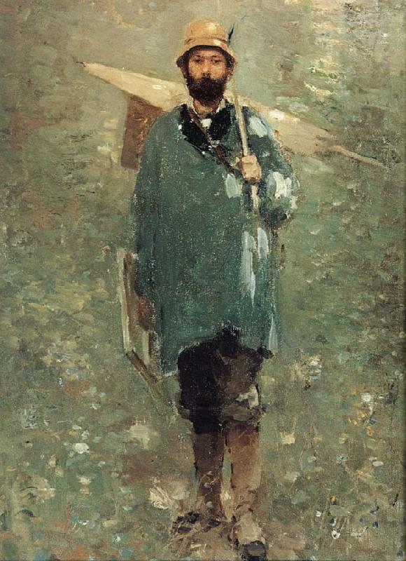 Nicolae Grigorescu Andreescu in the Landscape oil painting image